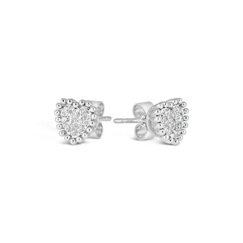 Bling Heart Earrings