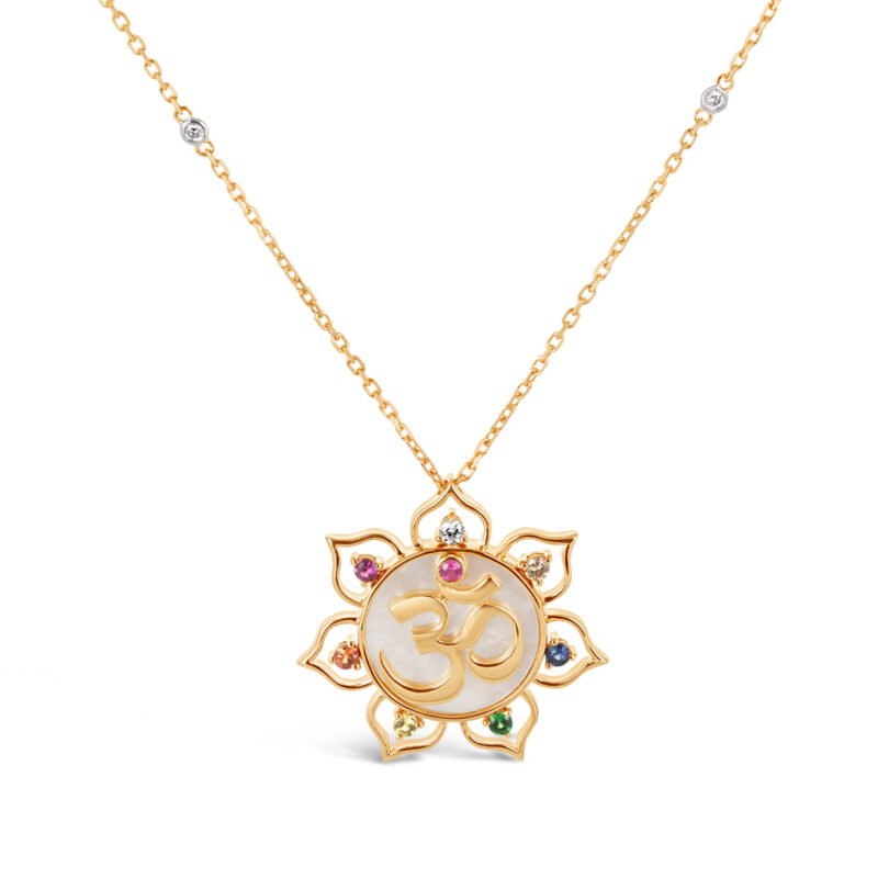 Bliss - Aum Lotus Necklace