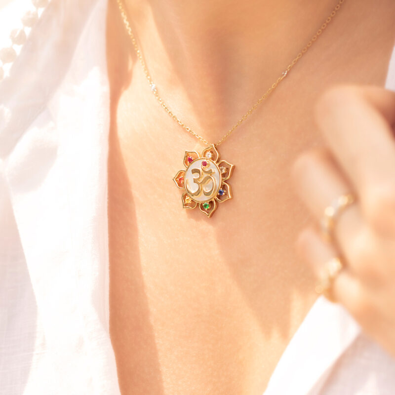 Bliss - Aum Lotus Necklace