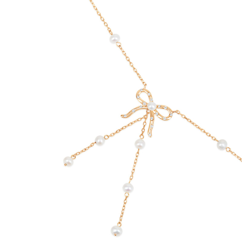 Blushing Bow Flow Necklace