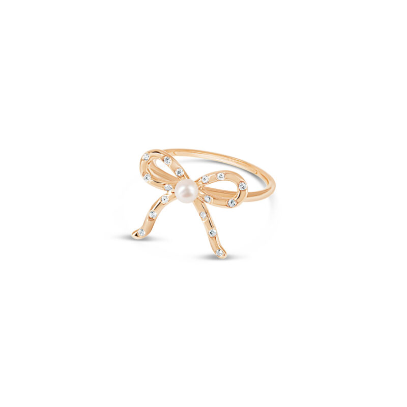Blushing Bow Ring