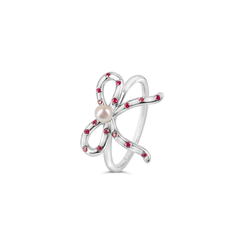 Blushing Bow Ring