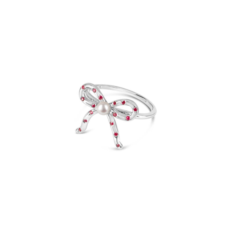 Blushing Bow Ring