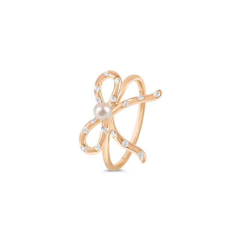 Blushing Bow Ring