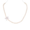 Blushing Bow Side Necklace