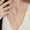Bubbles Pearl & Diamond Necklace