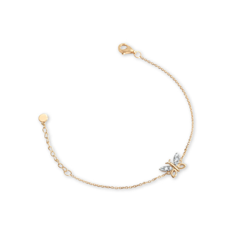 Butterfly Wings Diamond Bracelet (Children)