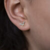 Butterfly Wings Diamond Earrings/  Regular size