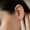 Butterfly Wings Diamond Earrings/  Regular size
