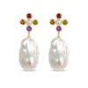 Byzantine Baroque Pearl Drop Earrings