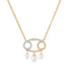 Cancer with Pearl Zodiac Necklace