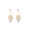 Cascade Pearl Earrings/18K
