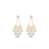 Cascade Pearl Earrings/18K