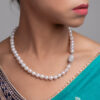 Cathy Round Pearl Necklace / 18 inches