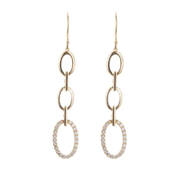 Chain of Love Long Earrings