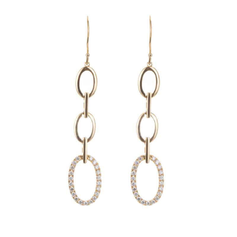 Chain of Love Long Earrings