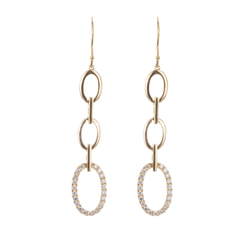 Chain of Love Long Earrings