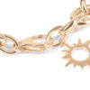 Chunky Chain Link Gold Bracelet (Smooth)