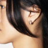 Chunky Diamond Single Earrings