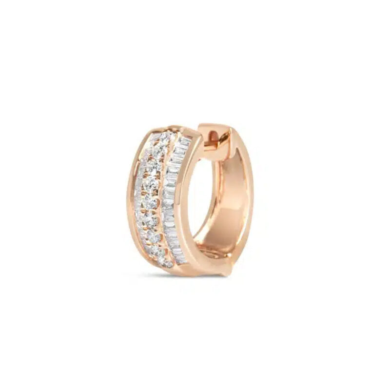 Chunky Diamond Single Earrings