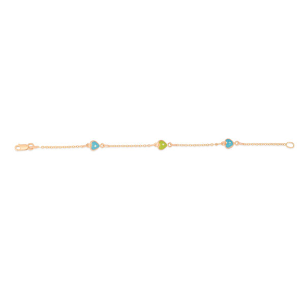 Coloured Heart Bracelet (Children)