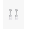 Dazzle Pearl Drop Earring