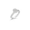 Deana Split Shank Pave Diamond Engagement Ring - Large