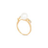 Dew Drop Pearl Diamond Ring