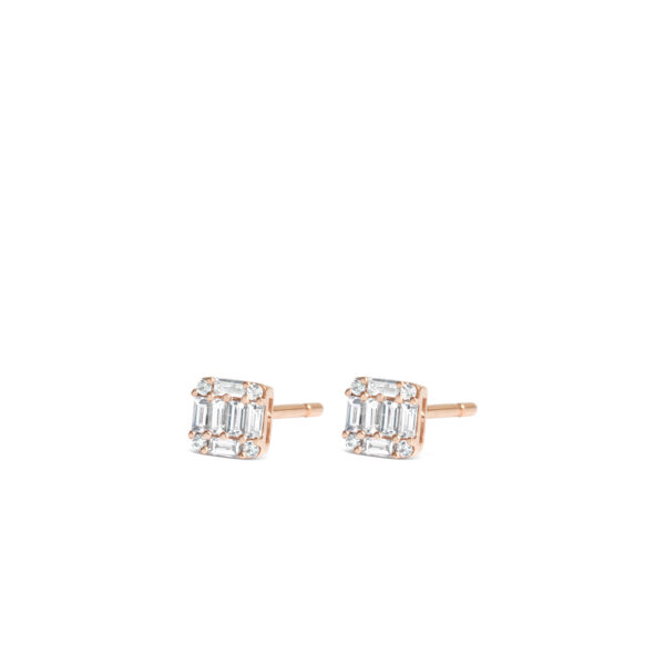 Diamond Square Single Stud