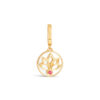 Divine Lotus Charm / Pendant - Mother of Pearl - RG