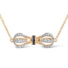 Dols Blue Sapphire Vajra Necklace