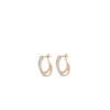 Double Pave Diamond Single Hoop