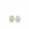 Nitya Oval Diamond Solitaire Earring