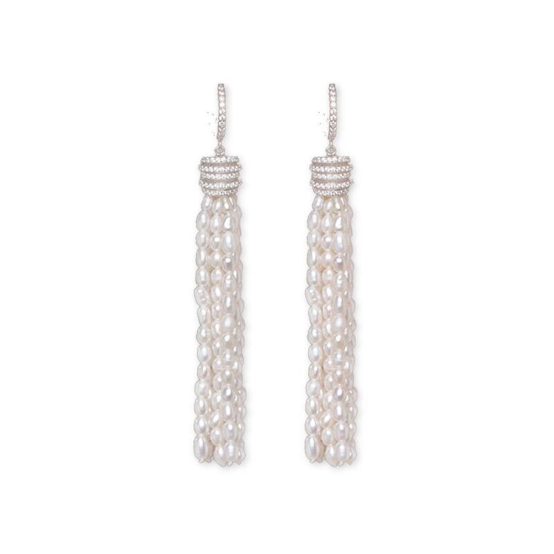 Emilia Fringe Pearl Earring