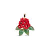 Enchanting Diamond Laligurans Pendant (Red/Green)