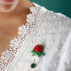 Enchanting Laligurans Brooch (Red/Green)