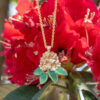 Enchanting Laligurans Pendant (Gold/Green)
