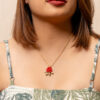 Enchanting Laligurans Pendant (Red/Gold)