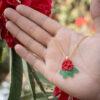 Enchanting Laligurans Pendant (Red/Green)
