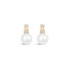 Eternity Pearl and Diamond Earrings