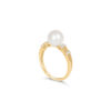 Eternity Pearl and Diamond Ring