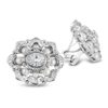 Exquisite Silver Pave Greta Pearl Earrings – KN