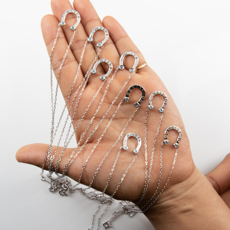 Faith Horseshoe Necklace