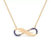 Forever Love Infinity Sapphire Necklace