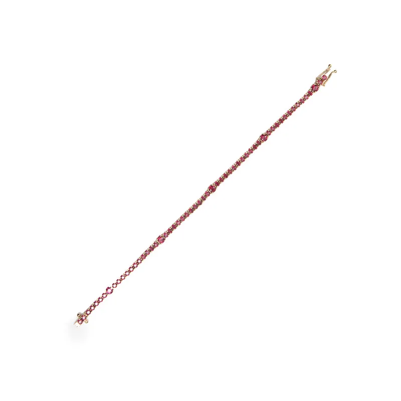 Garnet Tennis Bracelet/ January