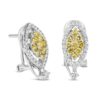Glory Yellow Diamond Ear Studs