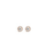 Halo Diamond Single Stud