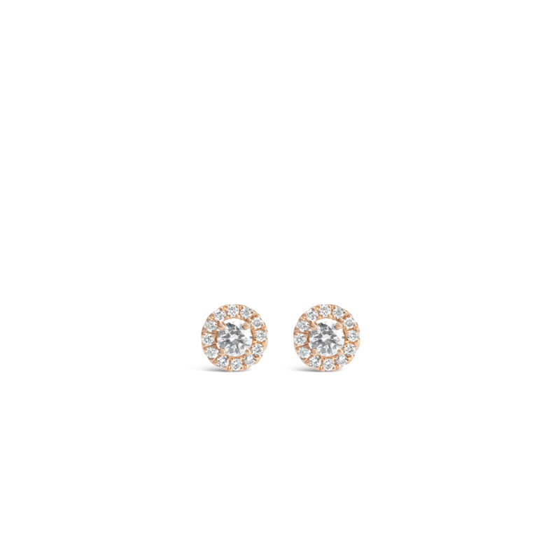 Halo Diamond Single Stud
