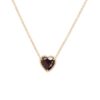 Heart Beat Necklace - Garnet