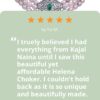 Helena Choker Necklace / Oval Lavender /Green Clasp